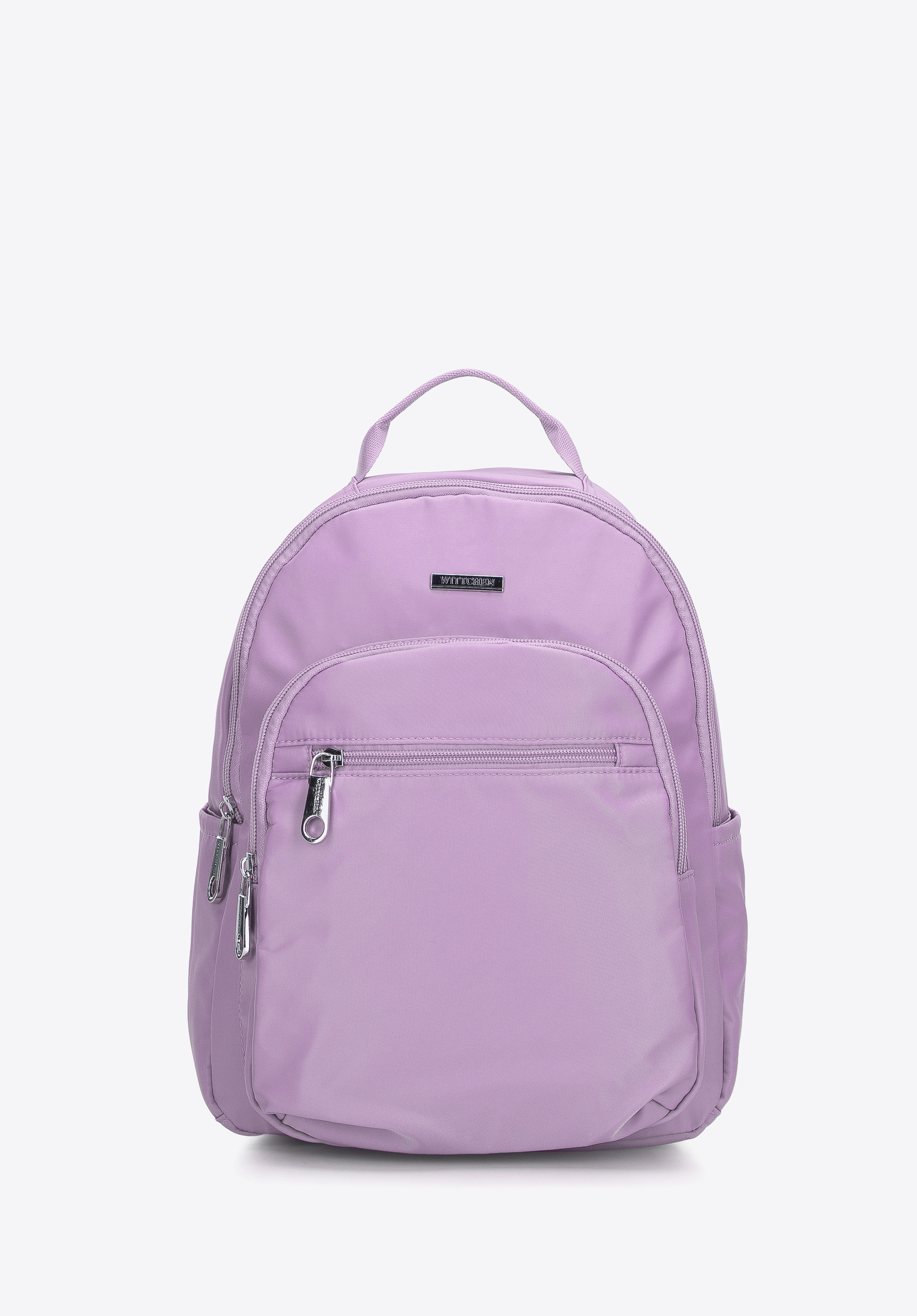 Kleiner Rucksack aus Nylon, erikafarben, 94-4Y-112-F, Bild 1