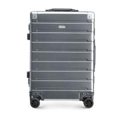 Kis kabinbőrönd alumíniumból TSA zárral, ezüst, 56-3H-101-12, Fénykép 1