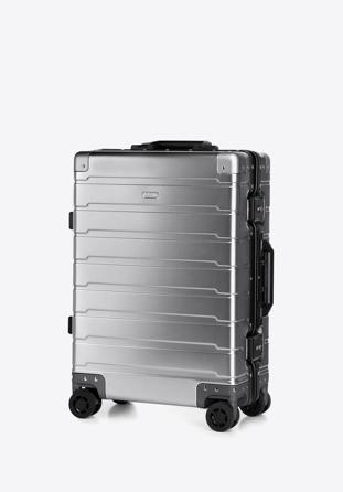 Kis kabinbőrönd alumíniumból TSA zárral