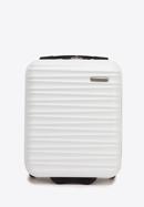 ABS bordázott kézipoggyász bőrönd, fehér, 56-3A-315-01, Fénykép 1