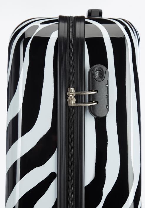 ABS kis kabinbőrönd, fehér fekete, 56-3A-641-C, Fénykép 7