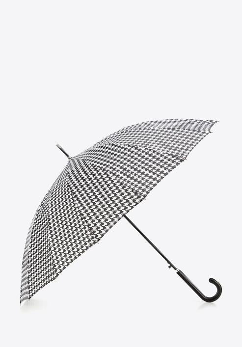 Nagy átmérőjű, félautomata esernyő, fehér fekete, PA-7-151-11, Fénykép 1