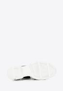 Női platformos bőrpicő, fehér fekete, 92-D-136-0-38_5, Fénykép 8