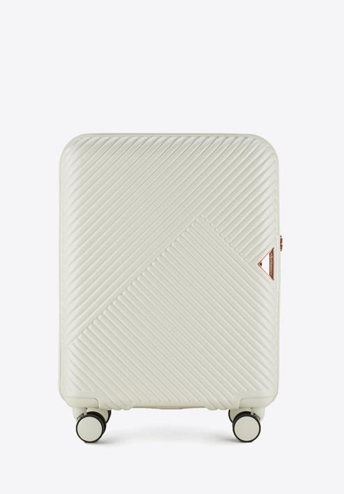 Polikarbonát kabin bőrönd, fehér, 56-3P-841-77, Fénykép 1