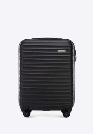 ABS bordázott kabin bőrönd, fekete, 56-3A-311-11, Fénykép 1