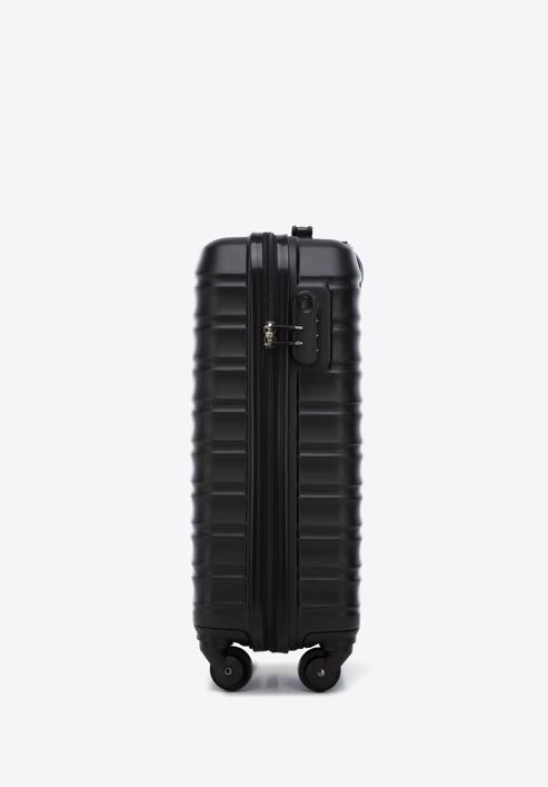 ABS bordázott kabin bőrönd, fekete, 56-3A-311-35, Fénykép 2