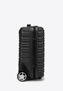 ABS bordázott kézipoggyász bőrönd, fekete, 56-3A-315-01, Fénykép 7