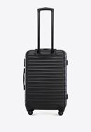 ABS bordázott Közepes bőrönd, fekete, 56-3A-312-50, Fénykép 3
