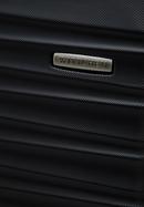 ABS bordázott nagy bőrönd, fekete, 56-3A-313-89, Fénykép 7