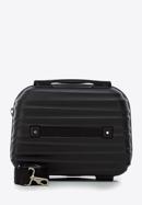 ABS bordázott utazó neszeszer táska, fekete, 56-3A-314-11, Fénykép 3