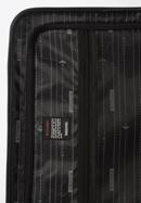 Kabinbőrönd ABS-ből átlós vonalakkal, fekete, 56-3A-741-30, Fénykép 8