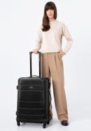ABS közepes bőrönd, fekete, 56-3A-652-10, Fénykép 15