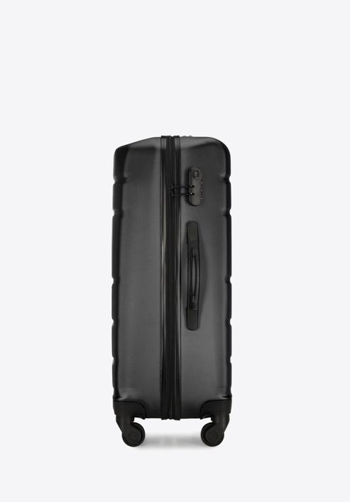 ABS közepes bőrönd, fekete, 56-3A-652-10, Fénykép 2