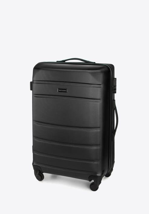 ABS közepes bőrönd, fekete, 56-3A-652-10, Fénykép 4