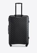 ABS Nagy bőrönd geometriai mintával, fekete, 56-3A-753-11, Fénykép 3