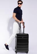 ABS nagy bőrönd, fekete, 56-3A-653-86, Fénykép 15
