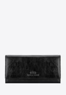 Nagyméretű női bőr pénztárca, fekete arany, 21-1-052-L30, Fénykép 1