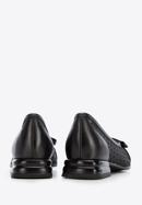 Áttetsző cipő masnival, fekete, 96-D-516-1P-37, Fénykép 5