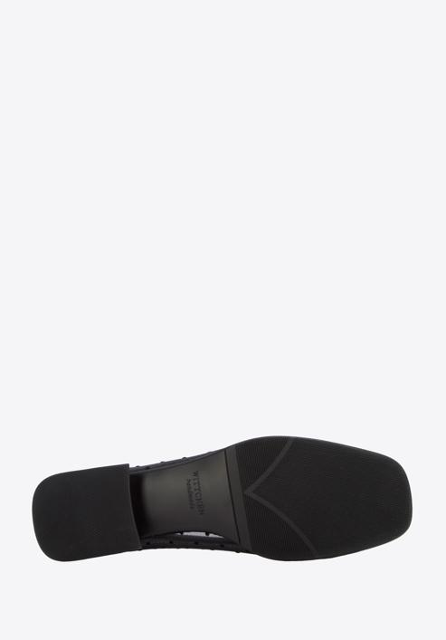 Áttetsző cipő masnival, fekete, 96-D-516-1P-39, Fénykép 6