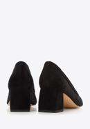Áttetsző tömbsarkú női cipő, fekete, 96-D-504-1-39, Fénykép 5