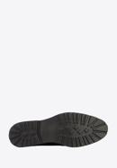 Férfi könnyű talpú brogue cipő kéttónusú bőrből, fekete barna, 96-M-700-4N-42, Fénykép 6