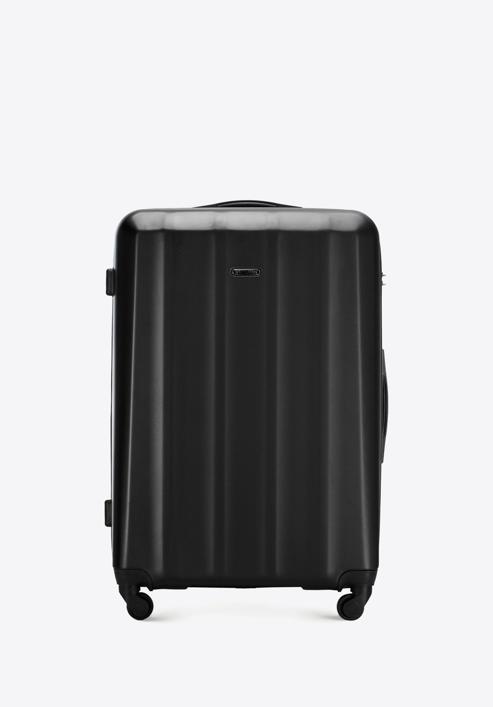 Nagy bőrönd polikarbonát anyagból, fekete, 56-3P-113-35, Fénykép 1