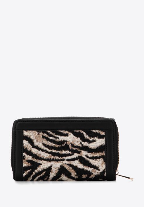 Női mintás pénztárca, fekete-bézs, 97-1E-500-X4, Fénykép 4