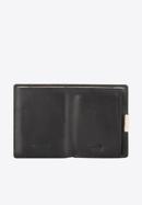 Uniszex bőr pénztárca, fekete-bézs, 26-1-432-19, Fénykép 2