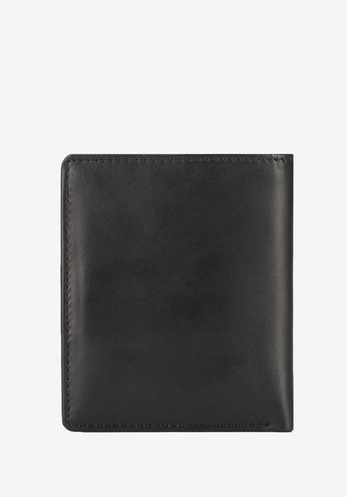 Uniszex bőr pénztárca, fekete-bézs, 26-1-432-19, Fénykép 7