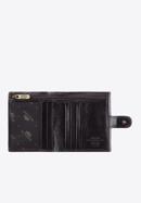 Bőr pénztárca pantentos csattal, fekete, 21-1-010-10, Fénykép 2