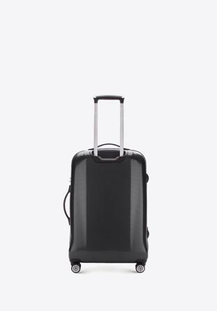Bőrönd és neszeszer szett polikarbonátból, fekete, 56-3P-572_4-10, Fénykép 1
