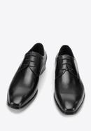 Elegáns férfi bőr derby cipő, fekete, 94-M-518-5-40, Fénykép 2