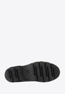 Női bőr loafer cipő, fekete és fehér, 97-D-111-1-36, Fénykép 6