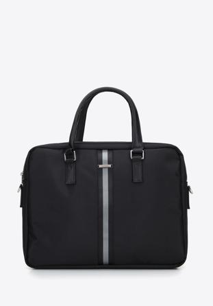 Férfi 17" laptop táska szalaggal, fekete, 96-3U-901-1, Fénykép 1