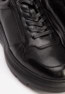 Férfi bőr cipők légpárnakkal, fekete, 93-M-902-1-40, Fénykép 7