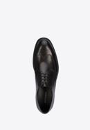 Férfi bőr Derby cipő, fekete, 95-M-506-3-40, Fénykép 5