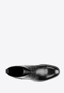 Férfi bőr fűzős cipő, fekete, 97-M-505-4-44, Fénykép 5