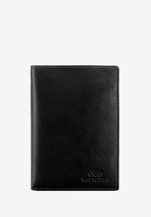 Férfi bőr pénztárca, fekete, 14-1-020-L11, Fénykép 1