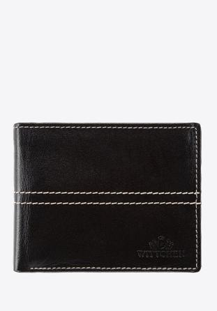 Férfi bőr pénztárca, fekete, 14-1-116-L1, Fénykép 1