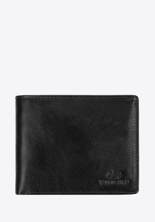 Férfi bőr pénztárca, fekete, 14-1-262-L11, Fénykép 1