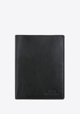 Férfi bőr pénztárca, fekete, 14-1-615-L11, Fénykép 1