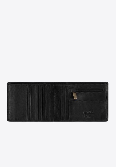 Férfi bőr pénztárca, fekete, 14-1-262-L41, Fénykép 2