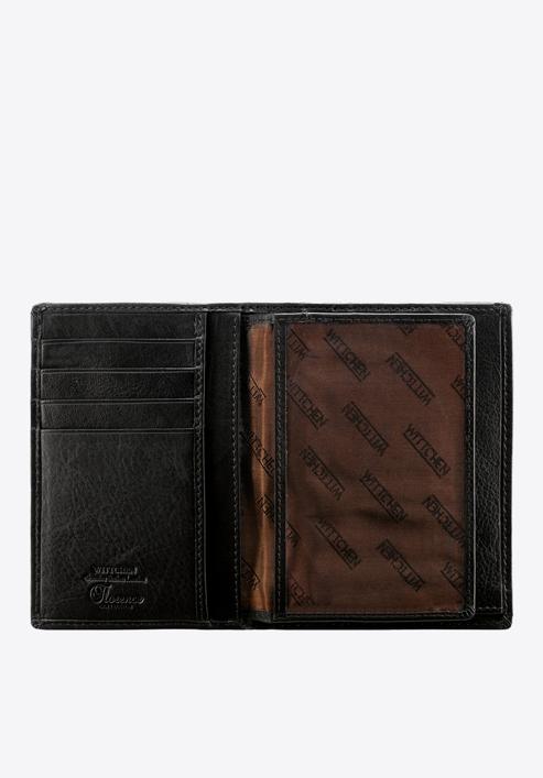 Férfi bőr pénztárca, fekete, 14-1-020-L11, Fénykép 3
