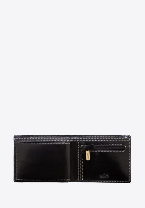 Férfi bőr pénztárca, fekete, 14-1-117-L1, Fénykép 3