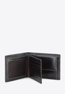 Férfi bőr pénztárca, fekete, 14-1-116-L4, Fénykép 4