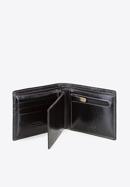 Férfi bőr pénztárca, fekete, 14-1-117-L1, Fénykép 4
