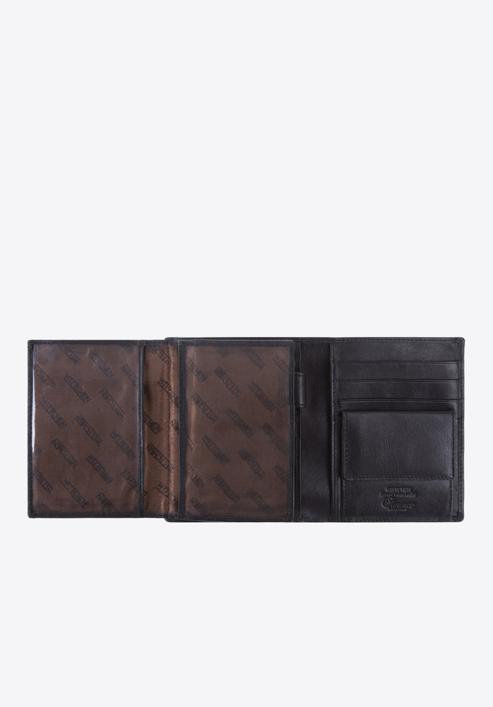 Férfi bőr pénztárca, fekete, 14-1-615-L11, Fénykép 4
