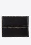 Férfi bőr pénztárca, fekete, 14-1-116-L4, Fénykép 5