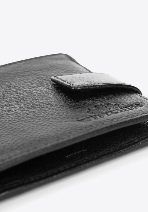 Férfi bőr pénztárca, fekete, 21-1-270-10L, Fénykép 6