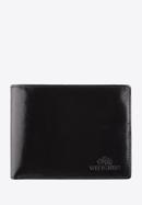Férfi bőr pénztárca kihajtható hitelkártya-tartó panellal, fekete, 21-1-039-10, Fénykép 1